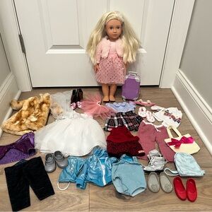 Our generation doll and accessories lot